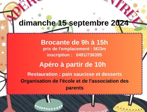 Brocante et apéro de la rentrée