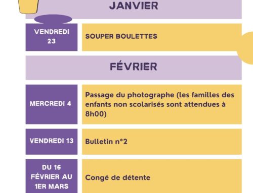 Quelques dates à retenir