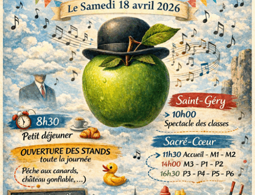 Nous vous invitons à notre Fancy-Fair 2026 le 18 avril